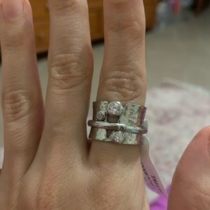 TOCARA Henyka silver Anxiety calm ring